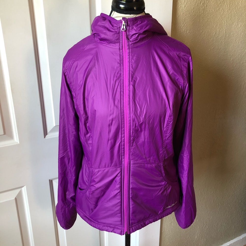Eddie Bauer Lined Hooded Puffy Coat
